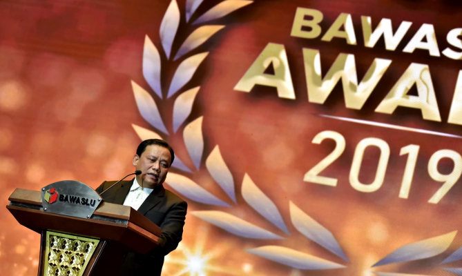 Bawaslu Award 2019, Abhan Sampaikan Prestasi Pengawasan Pemilu Hingga Diakui Dunia