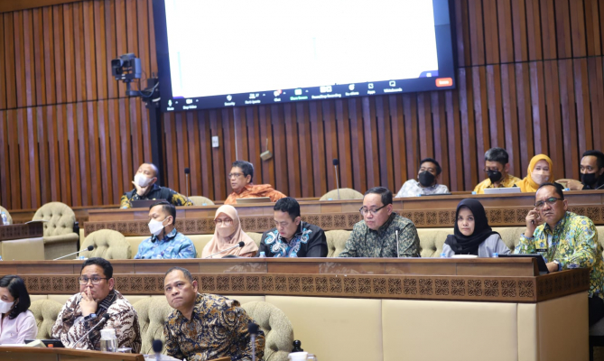 Bawaslu Konsultasi Enam Rancangan Perbawaslu dalam RDP bersama Komisi II DPR RI, Kemendagri, KPU, dan DKPP