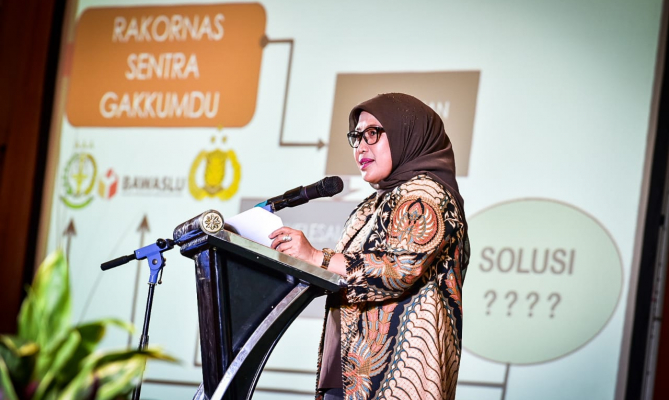 Dewi Sampaikan Lima Masalah Sentra Gakkumdu Tangani Pemilu 2019