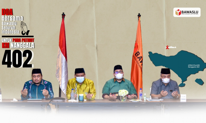 Bawaslu se-Indonesia Gelar Doa Bersama Korban KRI Nanggala 402