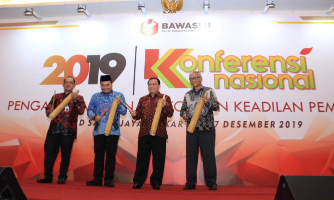 Gelar Konferensi Nasional, Bawaslu Berkomitmen Kembangkan Efektifitas Penegakan Hukum Pemilu