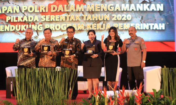 Hadiri Apel Kasatwil Polri, Abhan Paparkan Kesiapan Pengawasan Pilkada 2020