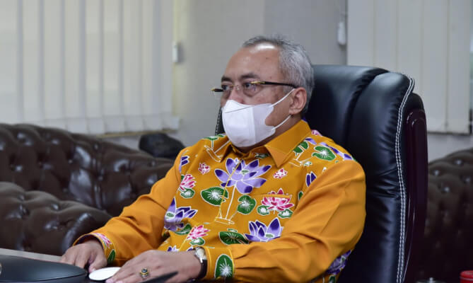 Sekjen Bawaslu Hadiri Musrebangnas 2021 Melalui Daring