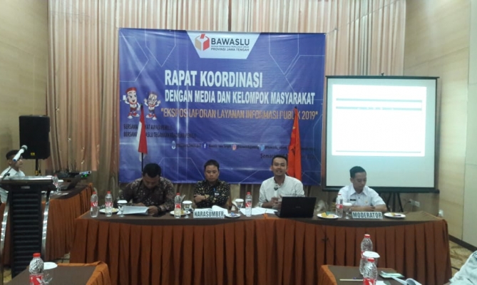 Sepanjang 2019, Bawaslu Jateng Terima 76 Permohonan Layanan Informasi