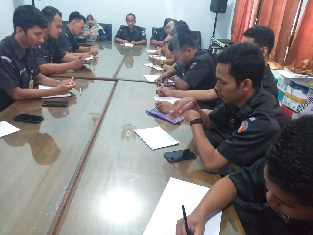 Rapat Koordinasi Internal untuk Menyatukan Persepsi