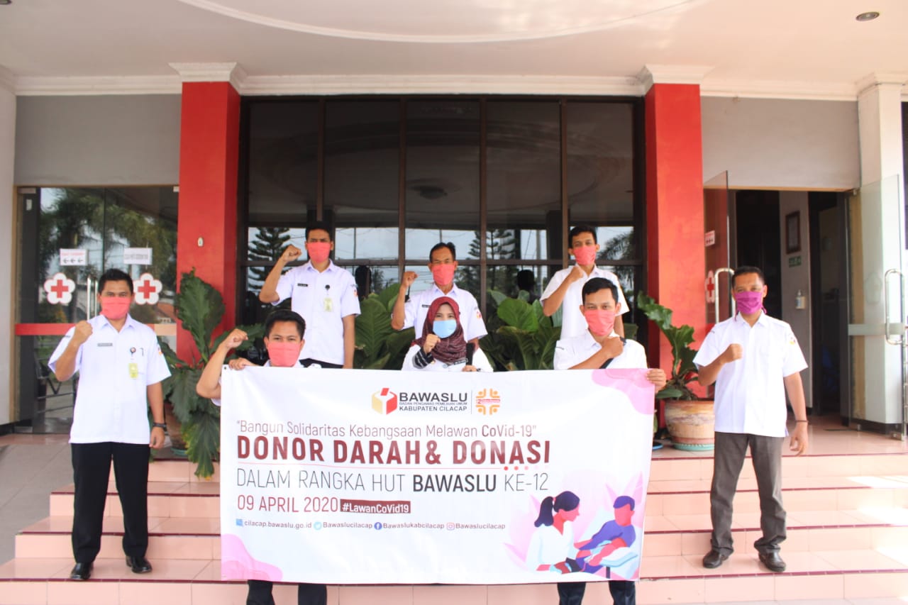 Aksi Donor Darah Dalam Rangka HUT Bawaslu ke 12 Tahun