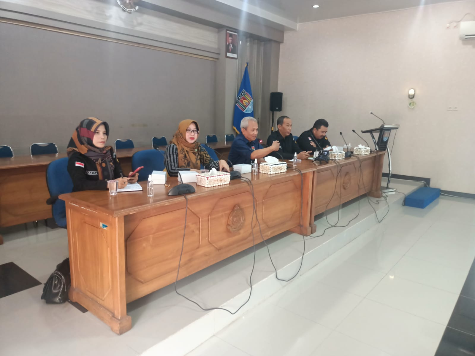 Rapat Koordinasi Persiapan Pengawasan Verifikasi Faktual Partai Politik Kabupaten Cilacap