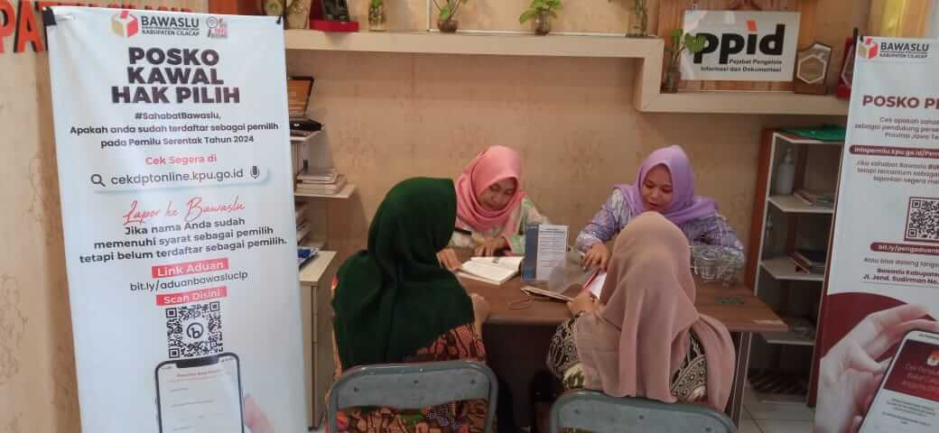 Bawaslu Cilacap Dirikan Posko Kawal Hak Pilih