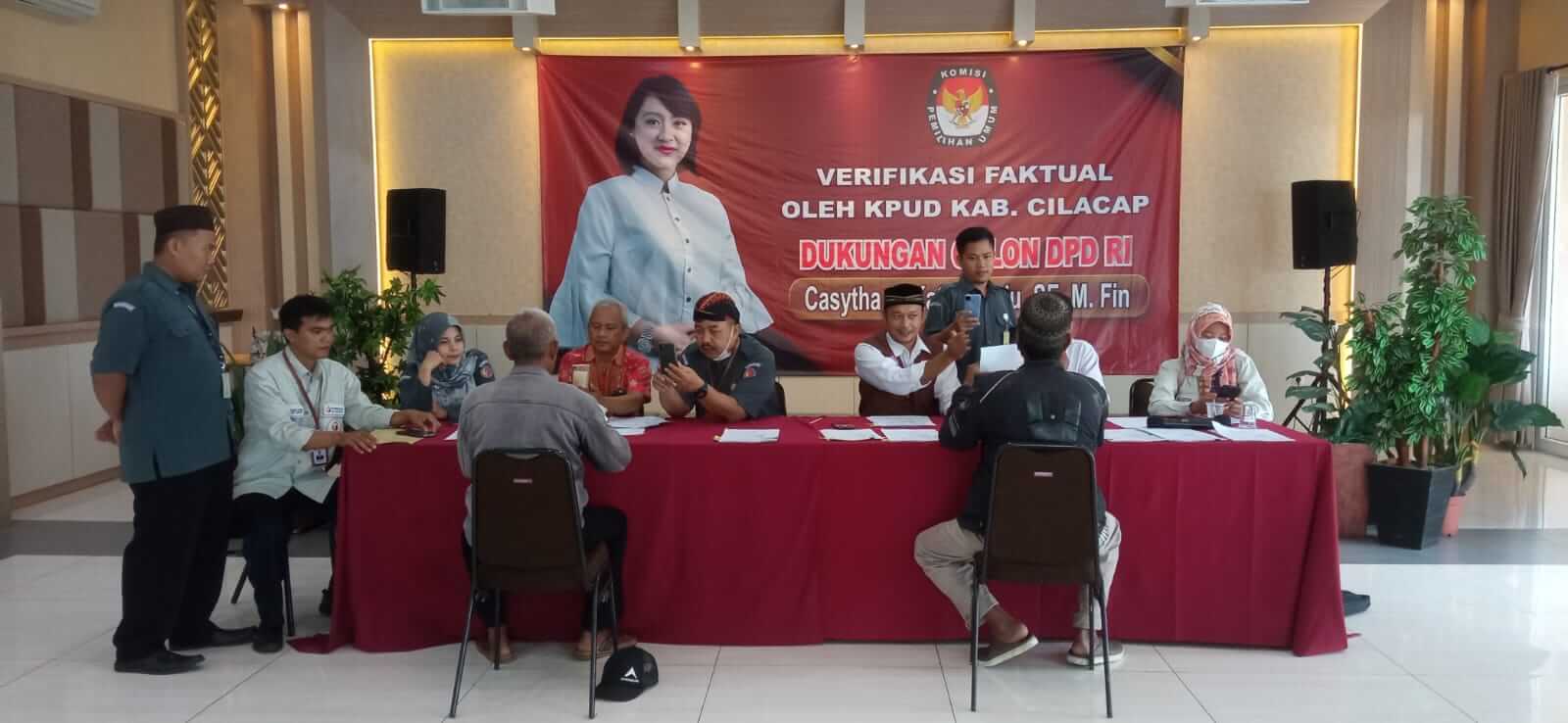 Bawaslu Awasi Verifikasi faktual dukungan calon DPD RI Casytha A. Kathmandu