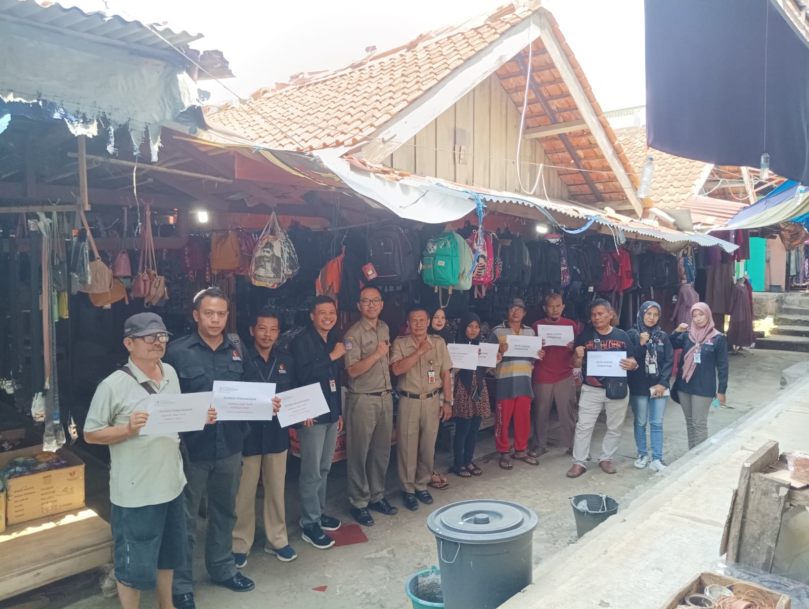 Kawal Hak Pilih, Panwaslu Kecamatan Wanareja Lakukan Patroli