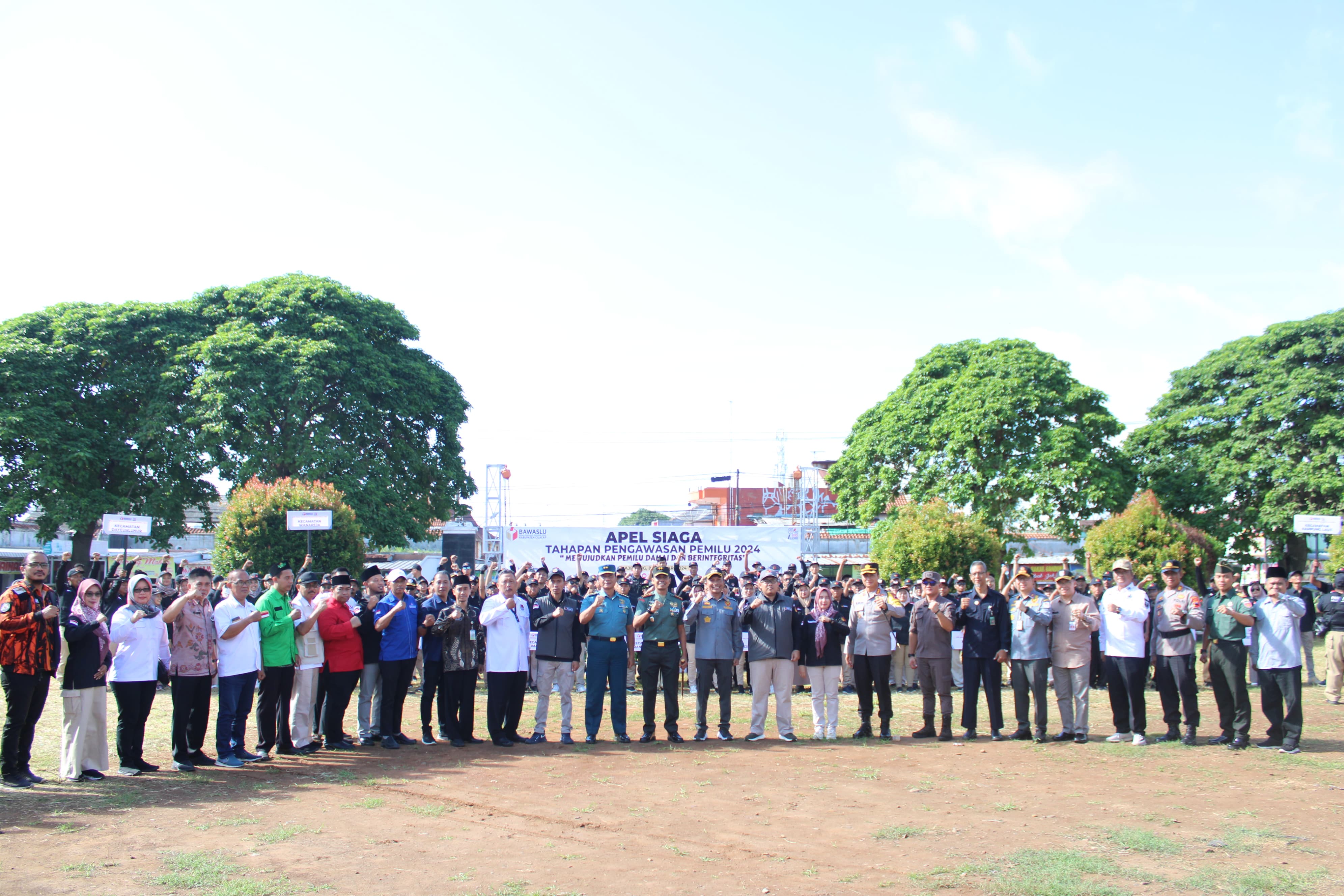 Apel Siaga Tahapan Pengawasan Pemilu 2024 "Mewujudkan Pemilu Damai dan Berintegritras"