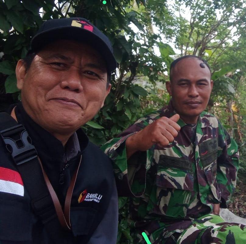 Pengamanan APK dalam Persiapan Upacara Pembukaan TMMD di Desa Surusunda