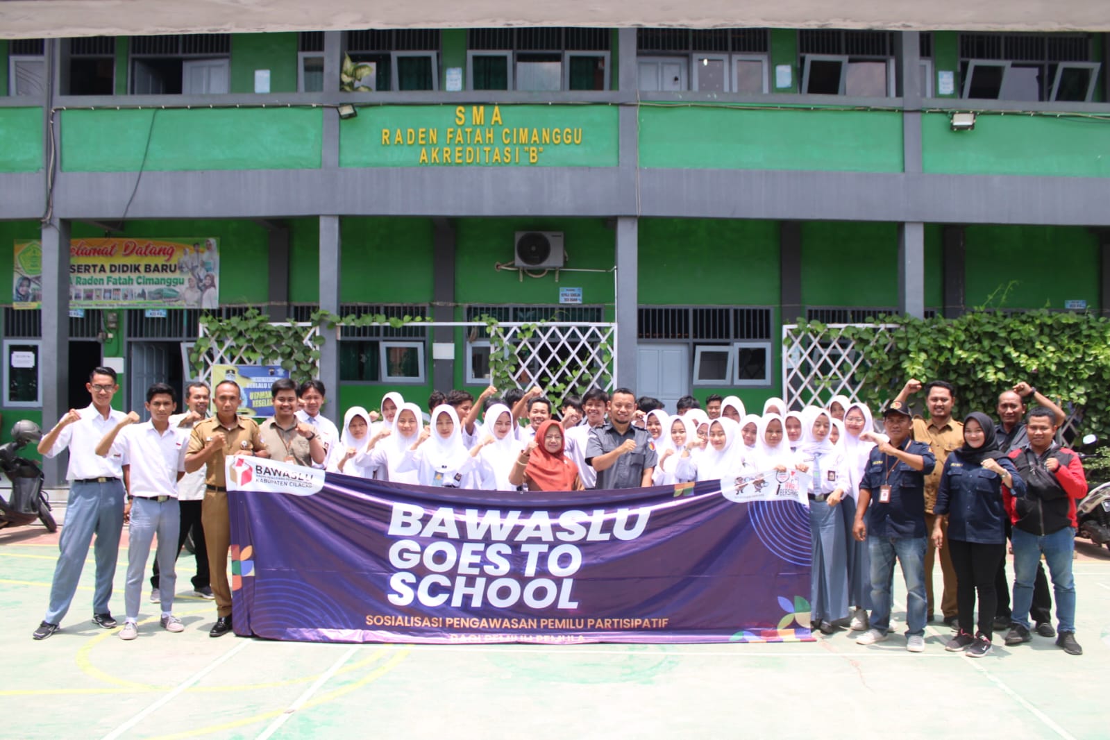 Bawaslu Goes To School di SMA Raden Fatah Kecamatan Cimanggu