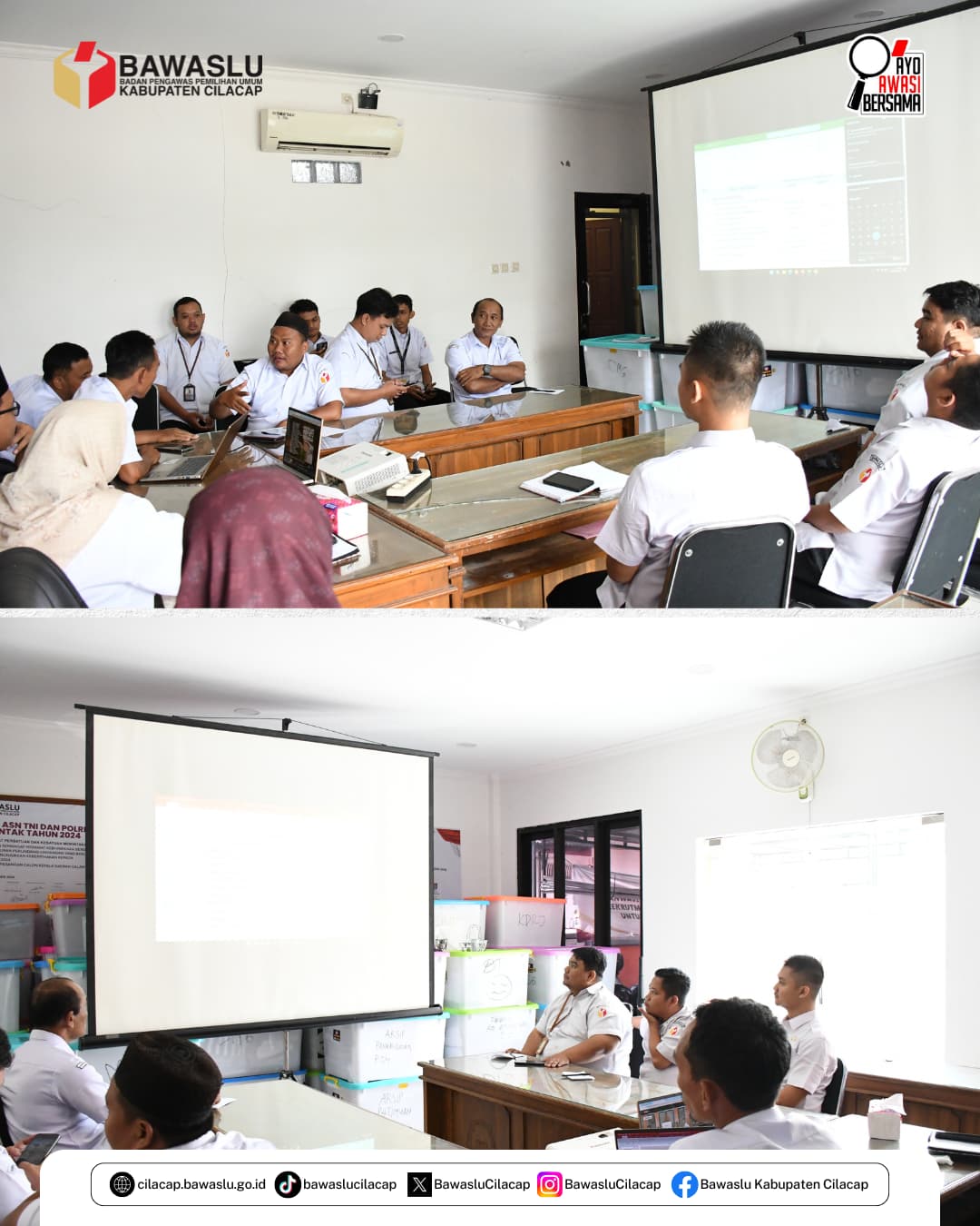 Perkuat Tertib Arsip, Bawaslu Cilacap Gelar Rapat Pengelolaan Kearsipan