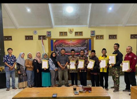 Panwascam Kesugihan melakukan monitoring pengawasan terhadap rapat pleno DPSHP2