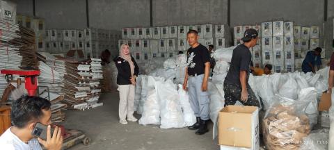 pengosongan kotak suara gudang sidareja