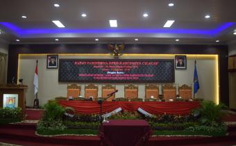 Bawaslu Kabupaten Cilacap Hadiri Pelantikan Anggota DPRD Kabupaten Cilacap