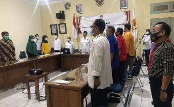 Bawaslu Kabupaten Cilacap Hadiri Sosialisasi Pemutakhiran Data Partai Politik Kabupaten Cilacap Tahun 2021