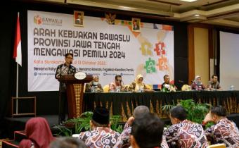 Bawaslu Jawa Tengah Konsolidasi Bersama 35 Bawaslu Kabupaten/Kota