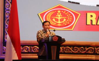 Dalam Rapim TNI-Polri, Abhan Sampaikan Strategi Bawaslu Kawal Pilkada 2020