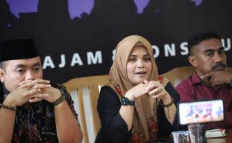 Diskusi dengan Pegiat Pemilu, Lolly Jabarkan Kendala Pengawasan dan Isu Kerja Sama dengan Lembaga Asing