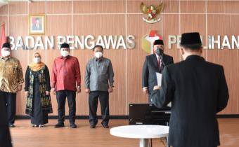 Lantik Enam Pejabat, Sekjen Minta Siapkan Diri Awasi Tahapan Pemilu 2024