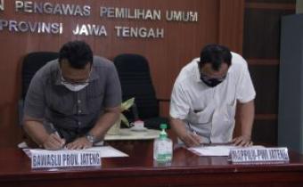 Bawaslu Teken MoU dengan Mappilu PWI Jateng