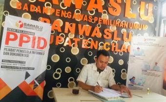 PPID Bawaslu Cilacap mendapat kategori baik dari Komisi Informasi Jawa Tengah