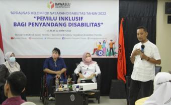 Warsid : Pemilu Inklusif Bagi Penyandang Disabilitas