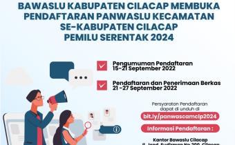 Pembukaan Pendaftaran Panwaslu Kecamatan Se-Kabupaten Cilacap