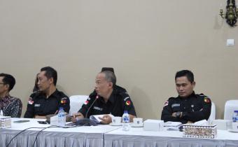 Audiensi Kesiapan Pemilu Bersama Pj. Bupati Cilacap.