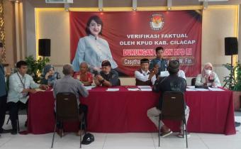 Bawaslu Awasi Verifikasi faktual dukungan calon DPD RI Casytha A. Kathmandu