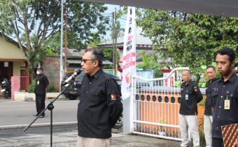 Apel Patroli Pengawasan Kawal Hak Pilih di Bawaslu Kabupaten Cilacap