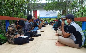 PEMBINAAN KAMPUNG PENGAWASAN DESA UJUNGALANG KECAMATAN KAMPUNG LAUT