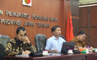 Vidcon Mekanisme Musyawarah Penyelesaian Sengketa Pemilihan Tahun 2020, dengan Bawaslu Provinsi Jawa Tengah