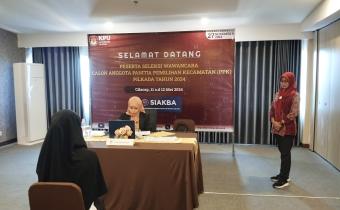 Pengawasan Pelaksanaan Tes Wawancara Calon PPK Kabupaten Cilacap