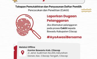 KERAWANAN PADA TAHAPAN PENCOCOKAN DAN PENELITIAN DATA PEMILIH