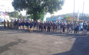 Panwascam se-Kabupaten Cilacap secara serentak melaksanakan  Apel  Launching Posko Kawal Hak Pilih