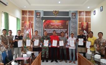 Pengawasan Rapat Pleno Terbuka Pengawasan Dpshp Kecamatan Karangpucung