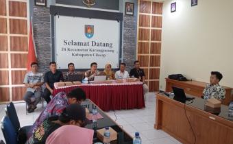 Panwascam Karangpucung laksanakan persiapan Rapat Pleno DPSHP 
