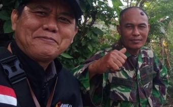 Pengamanan APK dalam Persiapan Upacara Pembukaan TMMD di Desa Surusunda