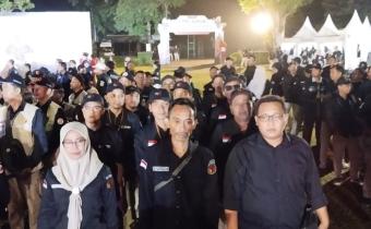 Bawaslu Cilacap Ikuti Apel Siaga Sesarengan Ngawasi Kampanye Pemilihan Tahun 2024 di Candi Perambanan