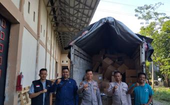 Pengawasan kedatangan Logisitik pada tanggal - 2 November 2024